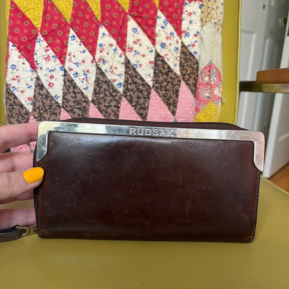 Rudsak Leather Wallet in Walnut Brown - Picture 10 of 10